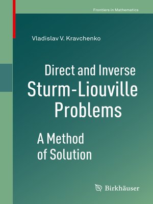 cover image of Direct and Inverse Sturm-Liouville Problems